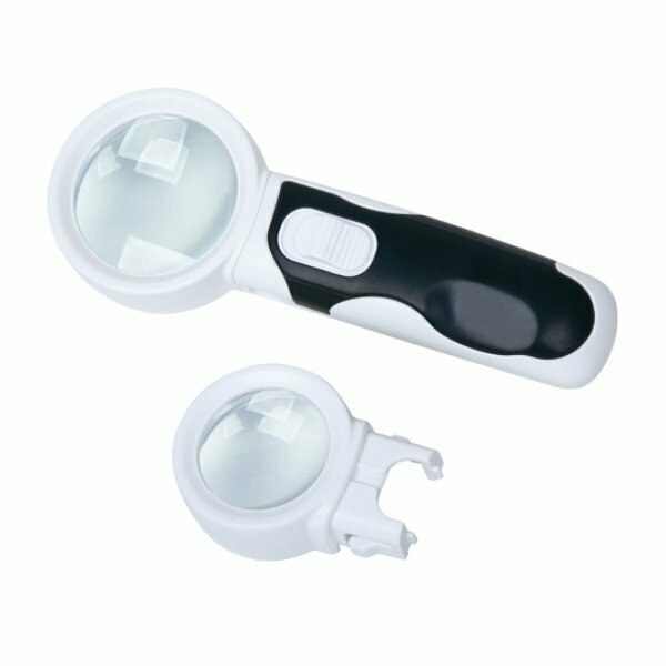Insize Magnifier With Two Lenses, 6X/10X 7522-610